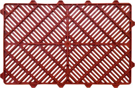 Ящик для заморозки 600х400х150 конусный,перф. красный Ящик для заморозки 600х400х150 конусный,перф. красный