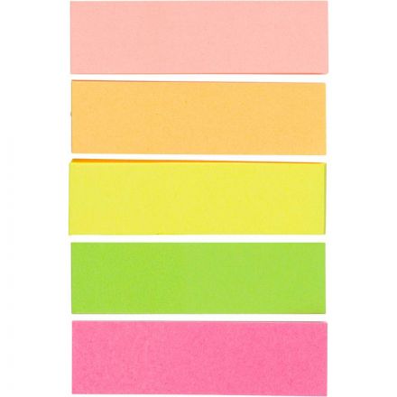 Клейкие закладки Attache бумажные 5 цветов по 50 листов 14х50 мм