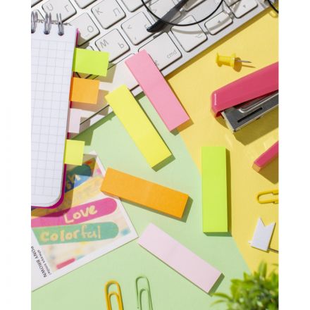 Клейкие закладки Attache бумажные 5 цветов по 50 листов 14х50 мм