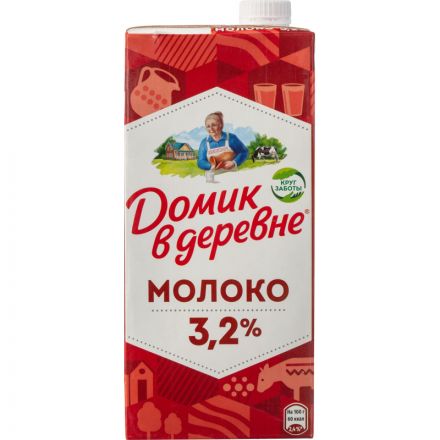 Молоко Домик в Деревне 3,2% 950г Молоко Домик в Деревне 3,2% 950г