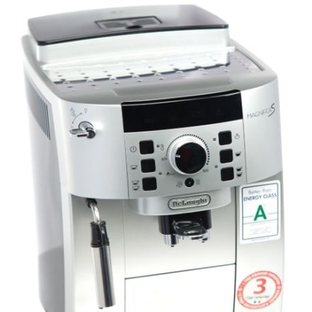 Кофемашина DELONGHI Magnifica S ECAM 22.110.SB, 1450 Вт, объем 1,8 л, ручной капучинатор, серебристая, EСAM 22.110.SB Кофемашина DELONGHI Magnifica S ECAM 22.110.SB, 1450 Вт, объем 1,8 л, ручной капучинатор, серебристая, EСAM 22.110.SB