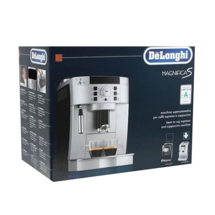 Кофемашина DELONGHI Magnifica S ECAM 22.110.SB, 1450 Вт, объем 1,8 л, ручной капучинатор, серебристая, EСAM 22.110.SB Кофемашина DELONGHI Magnifica S ECAM 22.110.SB, 1450 Вт, объем 1,8 л, ручной капучинатор, серебристая, EСAM 22.110.SB