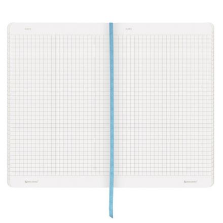 Блокнот А5 (130х210 мм), BRAUBERG ULTRA, под кожу, 80 г/м2, 96 л., клетка, голубой, 113011 Блокнот А5 (130х210 мм), BRAUBERG ULTRA, под кожу, 80 г/м2, 96 л., клетка, голубой, 113011
