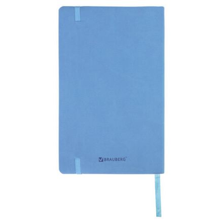 Блокнот А5 (130х210 мм), BRAUBERG ULTRA, под кожу, 80 г/м2, 96 л., клетка, голубой, 113011 Блокнот А5 (130х210 мм), BRAUBERG ULTRA, под кожу, 80 г/м2, 96 л., клетка, голубой, 113011