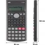 Калькулятор научный Deli E1710SR,240фун,2стр.дисп,10+2разр,162х84,темн.сер