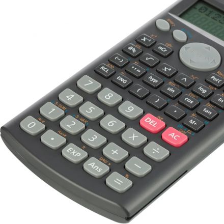 Калькулятор научный Deli E1710SR,240фун,2стр.дисп,10+2разр,162х84,темн.сер