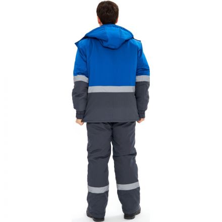 Костюм рабочий зимний з09-КПК с СОП антистат сер/син (р.48-50) 182-188 Костюм рабочий зимний з09-КПК с СОП антистат сер/син (р.48-50) 182-188