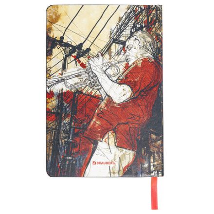 Блокнот А5 (143x210 мм), BRAUBERG VISTA "Jazz", под кожу, гибкий, 80 л., 112089 Блокнот А5 (143x210 мм), BRAUBERG VISTA "Jazz", под кожу, гибкий, 80 л., 112089