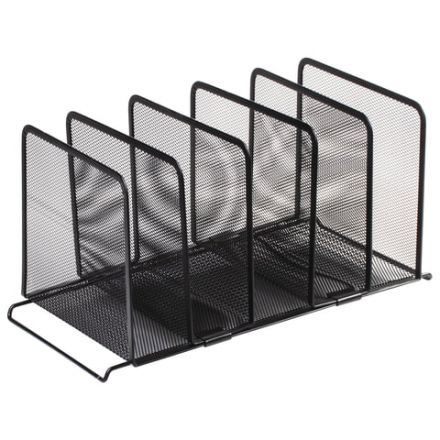 Подставка для сортировки писем и бумаг 5-ти секционная BRAUBERG "Germanium", металлическая, настольная, чер, 231968 Подставка для сортировки писем и бумаг 5-ти секционная BRAUBERG "Germanium", металлическая, настольная, чер, 231968