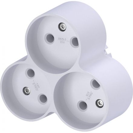 Разветвитель тройник ФОТОН АМ 6-3,  6А/1500Вт