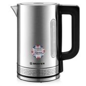 Чайник с терморегулятором BRAYER BR1060, 1,7 л, 2200 Вт, закрытый нагревательный элемент, сталь Чайник с терморегулятором BRAYER BR1060, 1,7 л, 2200 Вт, закрытый нагревательный элемент, сталь