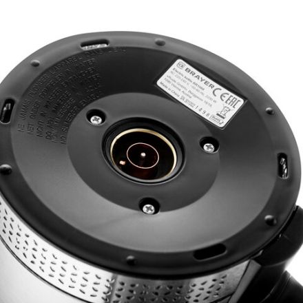 Чайник с терморегулятором BRAYER BR1060, 1,7 л, 2200 Вт, закрытый нагревательный элемент, сталь Чайник с терморегулятором BRAYER BR1060, 1,7 л, 2200 Вт, закрытый нагревательный элемент, сталь