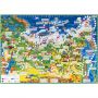Настольная игра Путешествие по России.  59,5x42 см