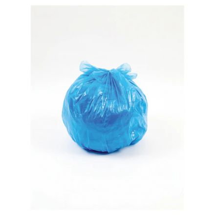 Мешки для мусора, 35 л, с ушками, синие, рулон 30 шт., ПНД, 10,5 мкм, 50х64 см, PACLAN "Multitop"