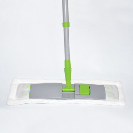 Швабра с флаундером 40 см, телескопический черенок 120 см, резьба 1,6 см, микрофибра (тип К), ЛЮБАША, 605028 Швабра с флаундером 40 см, телескопический черенок 120 см, резьба 1,6 см, микрофибра (тип К), ЛЮБАША, 605028