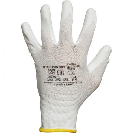 Перчатки рабочие трикотажные нейлоновые с полиуретановым покрытием (размер 10, XL) Перчатки рабочие трикотажные нейлоновые с полиуретановым покрытием (размер 10, XL)