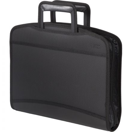 Папка-портфель с выдвижными ручками, черный, Комус Папка-портфель с выдвижными ручками, черный, Комус