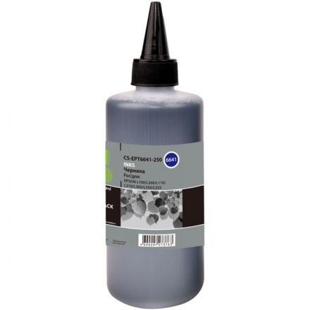 Чернила Cactus CS-EPT6641-250 T6641 чер. 250мл для Epson L100/L200/L300