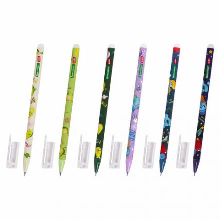 Ручка стираемая гелевая BRAUBERG KIDS "MIX", СИНЯЯ, корпус ассорти, игольчатый наконечник 0,5 мм, линия 0,35 мм, 144101 Ручка стираемая гелевая BRAUBERG KIDS "MIX", СИНЯЯ, корпус ассорти, игольчатый наконечник 0,5 мм, линия 0,35 мм, 144101