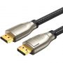 Кабель UGREEN DP112 (60844)1.4DP M/M Round Zinc Alloy Sh. в оплетке.3м черн Кабель UGREEN DP112 (60844)1.4DP M/M Round Zinc Alloy Sh. в оплетке.3м черн