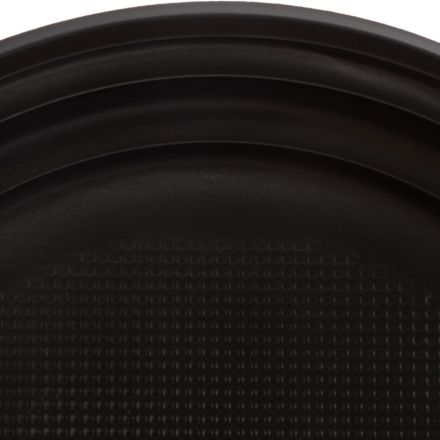 Тарелка одноразовая Комус d 210мм, черная, ПП, 50шт/уп