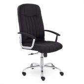 Кресло офисное "Бостон", CH-277, хром, ткань, черный (М-16) Кресло офисное "Бостон", CH-277, хром, ткань, черный (М-16)