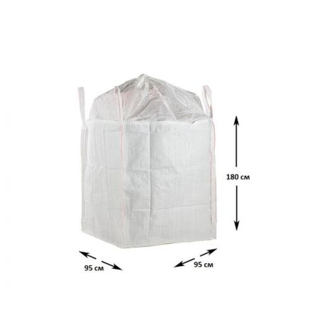 Биг Бэг 4-х стропный, 95x95x180 см., верх-юбка, дно глухое Биг Бэг 4-х стропный, 95x95x180 см., верх-юбка, дно глухое