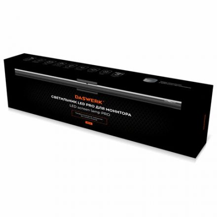 Бестеневая лампа / светильник для монитора, ноутбука многорежимная, LED, 5 Вт, черный, DASWERK (ДАСВЕРК), 238330 Бестеневая лампа / светильник для монитора, ноутбука многорежимная, LED, 5 Вт, черный, DASWERK (ДАСВЕРК), 238330