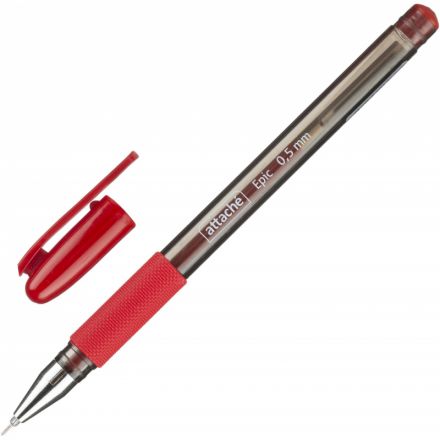 Ручка гелевая Attache Epic красная (толщина линии 0.5 мм)
