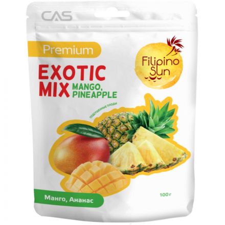 Фруктовый микс Filipino Sun Экзотик манго, ананас 100 г