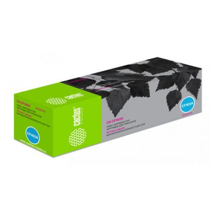 Картридж лазерный CACTUS (CS-CF403A) для HP LaserJet Pro M277n/dw/M252n, пурпурный, ресурс 1400 стр. Картридж лазерный CACTUS (CS-CF403A) для HP LaserJet Pro M277n/dw/M252n, пурпурный, ресурс 1400 стр.