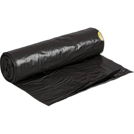 Мешки для мусора ПВД 120л 60мкм 10шт/рул черные 70х90см Комус с завязками Мешки для мусора ПВД 120л 60мкм 10шт/рул черные 70х90см Комус с завязками