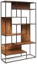 Стеллаж Secret de Maison Сталл/Stall (мод. G05717) массив акации/металл, 115х35х190см, коричневый/черный