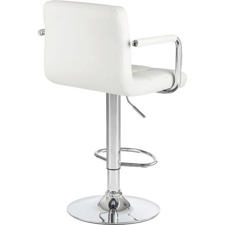 Стул барный LO_DOBRIN KRUGER ARM LM-5011_CH-M_EL белый