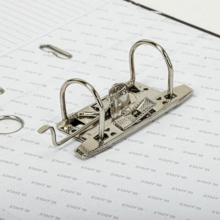 Папка-регистратор STAFF "Profit" с покрытием из ПВХ, 50 мм, с уголком, черная, СЪЕМНЫЙ МЕХАНИЗМ, 272011 Папка-регистратор STAFF "Profit" с покрытием из ПВХ, 50 мм, с уголком, черная, СЪЕМНЫЙ МЕХАНИЗМ, 272011