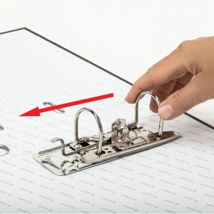 Папка-регистратор STAFF "Profit" с покрытием из ПВХ, 50 мм, с уголком, черная, СЪЕМНЫЙ МЕХАНИЗМ, 272011 Папка-регистратор STAFF "Profit" с покрытием из ПВХ, 50 мм, с уголком, черная, СЪЕМНЫЙ МЕХАНИЗМ, 272011