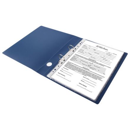 Папка на 2 кольцах STAFF, 40 мм, синяя, до 300 листов, 0,5 мм, 225720 Папка на 2 кольцах STAFF, 40 мм, синяя, до 300 листов, 0,5 мм, 225720