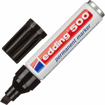 Маркер перманентный Edding E-500/1 черный (толщина линии 2-7 мм) Маркер перманентный Edding E-500/1 черный (толщина линии 2-7 мм)