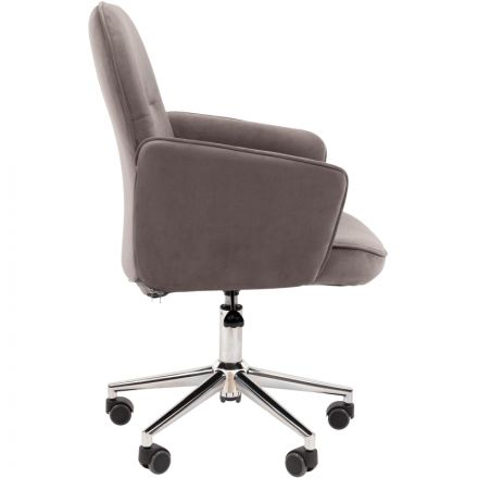 Кресло VT_Chairman Home 130 Россия ткань Т-55 серый Кресло VT_Chairman Home 130 Россия ткань Т-55 серый