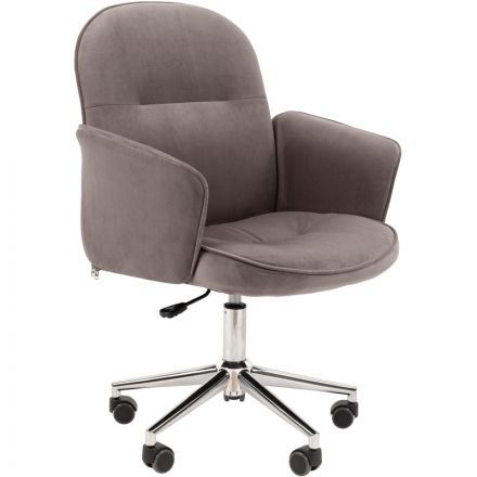 Кресло VT_Chairman Home 130 Россия ткань Т-55 серый Кресло VT_Chairman Home 130 Россия ткань Т-55 серый