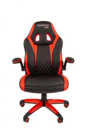Офисное кресло Chairman game 15 Россия экопремиум черный/красный н.п.