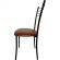 Стул MKM_Бистро lite 43х91,5 коричневый мерц/черный глянец