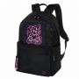 Рюкзак BRAUBERG FASHION CITY универсальный, карман-антивор, "Hug me", черный, 44х31х16 см, 272570