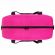 Сумка спортивная HEIKKI BASE (ХЕЙКИ), карман на молнии, черная/фуксия, 30x44x17 см, 272621