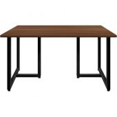 Стол обеденный KD_0MX_Стол Энги-2 150x90x73,8 ДСП 22 мм орех/черный Стол обеденный KD_0MX_Стол Энги-2 150x90x73,8 ДСП 22 мм орех/черный