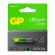 Батарейки КОМПЛЕКТ 4 шт., GP Ultra Plus, AAA (LR03, 24А), алкалиновые, мизинчиковые, блистер, 24AUP-2CR4