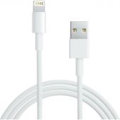 Кабель REXANT USB-A - Lightning, 2,4А, 1м, ПВХ, белый (18-1121)