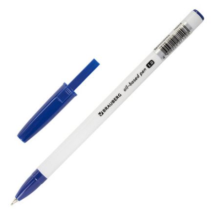 Ручка шариковая масляная BRAUBERG Stick Medium, СИНЯЯ, узел 1 мм, линия письма 0,5 мм, 143419 Ручка шариковая масляная BRAUBERG Stick Medium, СИНЯЯ, узел 1 мм, линия письма 0,5 мм, 143419