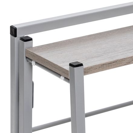 Стеллаж раскладной Leset Пако 800 трапеция, Серый