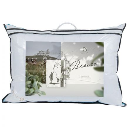 Подушка 50х70 стеганная (микрофибра/лебяжий пух), белый Подушка 50х70 стеганная (микрофибра/лебяжий пух), белый